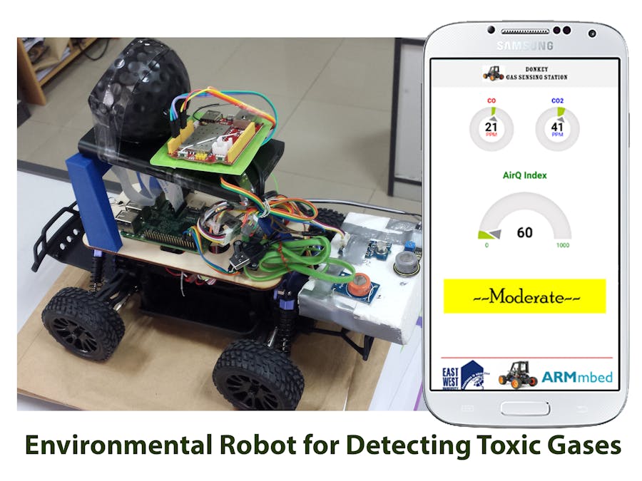Environmental Robot for Detecting Toxic Gases