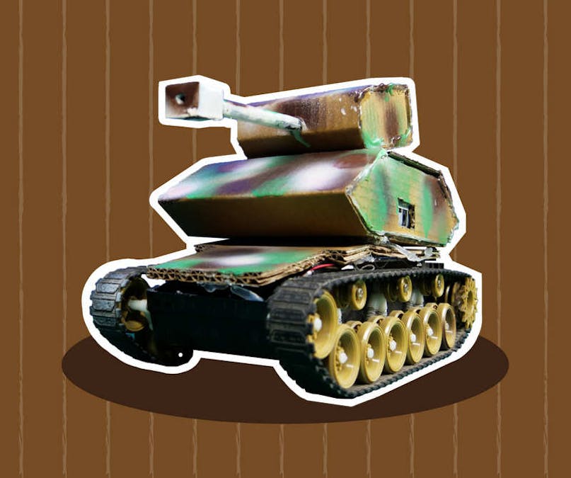 ATV Battle Tank: Smartphone Controlled Tank Robot