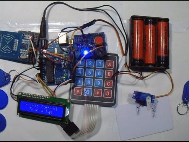 RFID and Keypad Based Access Control System Using Arduino - Hackster.io