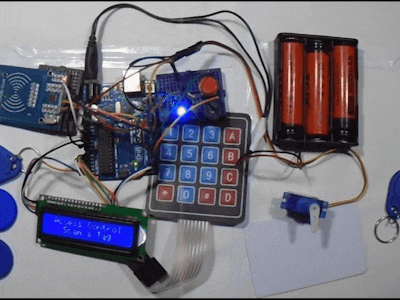 RFID and Keypad Based Access Control System Using Arduino