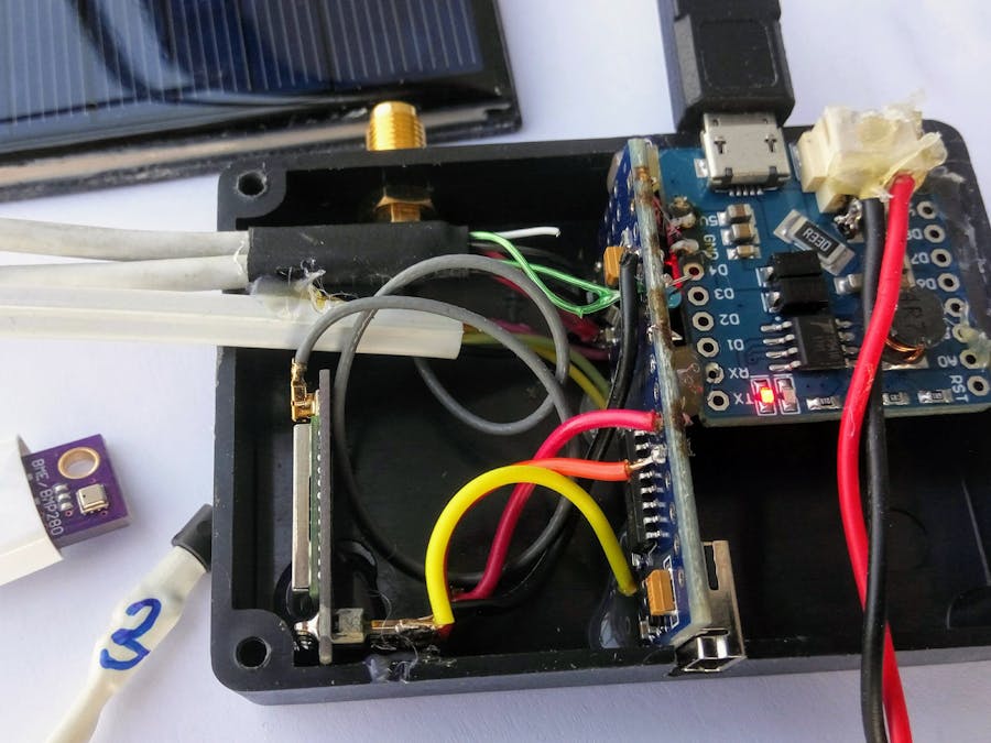 Solar Powered (Beehive) Monitor Using Sigfox