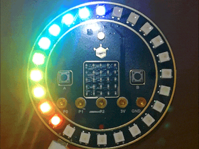 DFRobot micro:bit Circular RGB LED Expansion Board