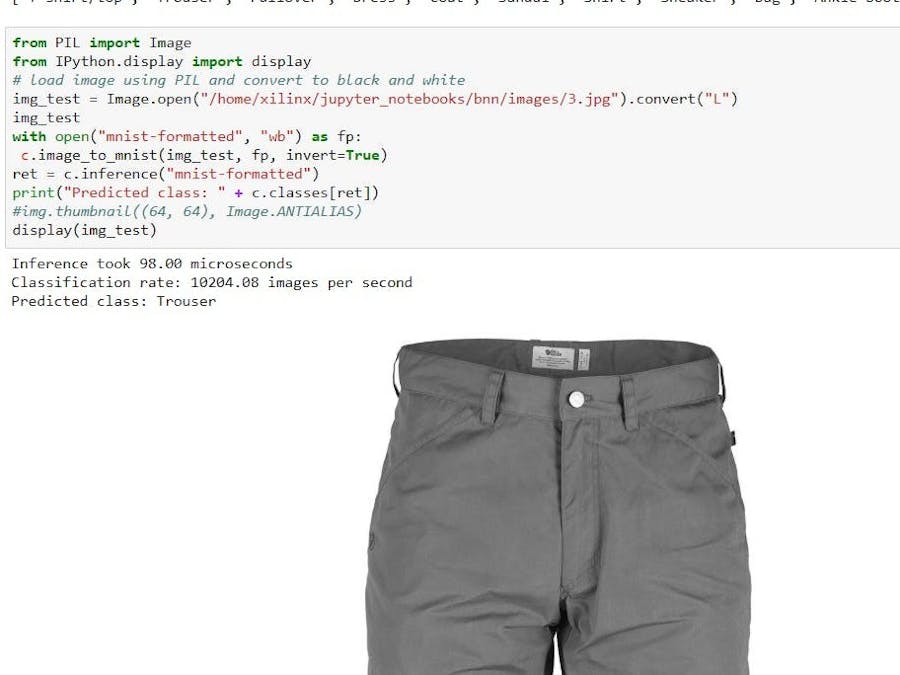 Training & Implementing a BNN Using Pynq