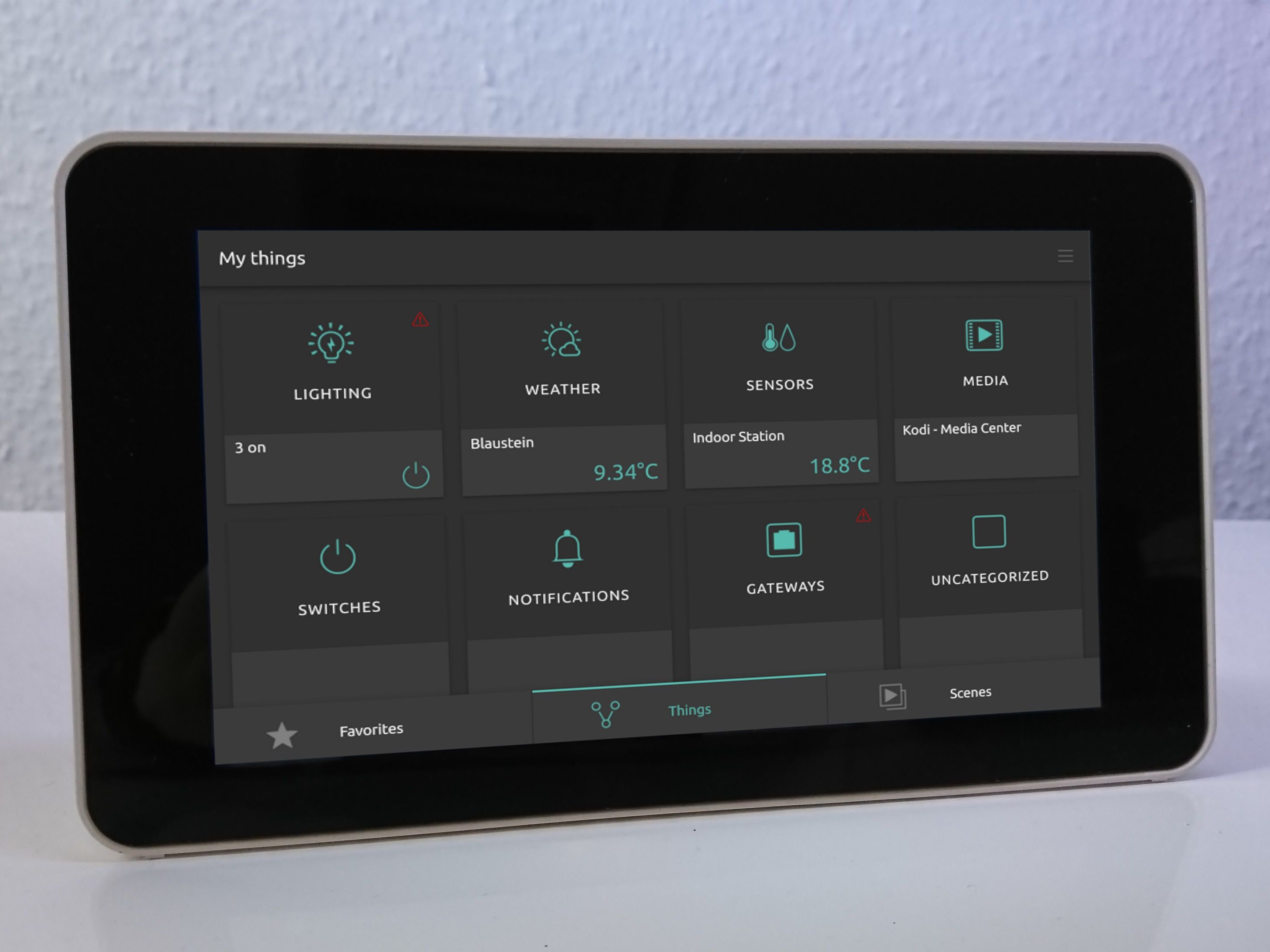 ipad smart home control panel