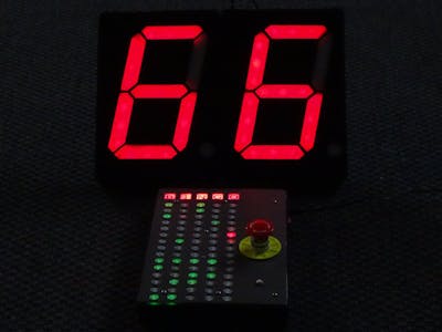 Arduino Bingo Machine with DIY A4-Size 7-Segment Displays