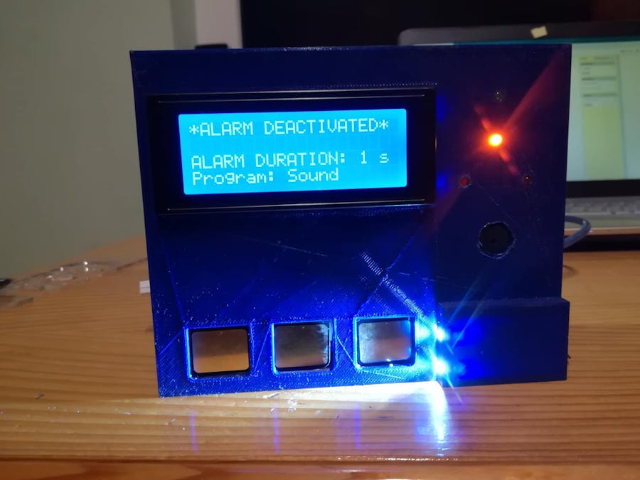 Arduino Alarm with Digital Vibration Sensor Circuit Diagram