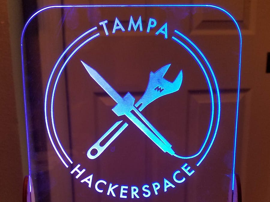 Basic Edge Lit Acrylic Sign