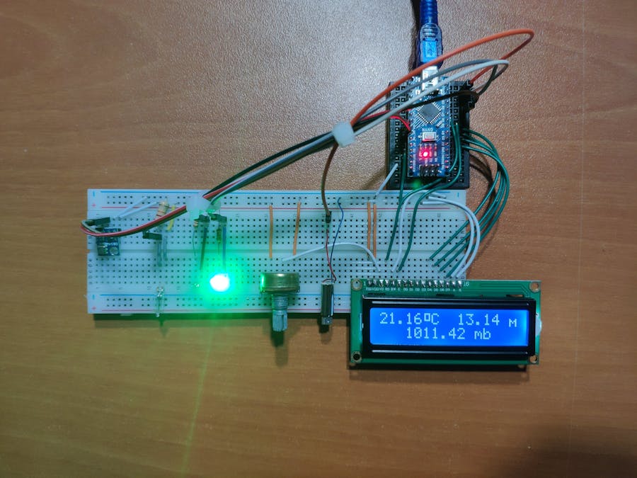 The Vibrating Pressure Temperature Altitude Tilt Detector