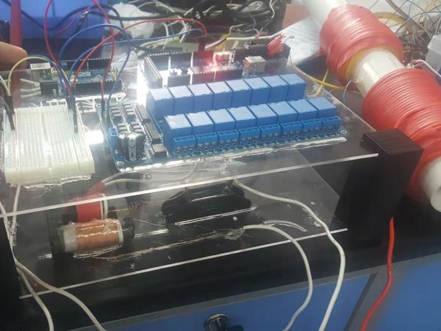 Electromagnetic boost fireworks