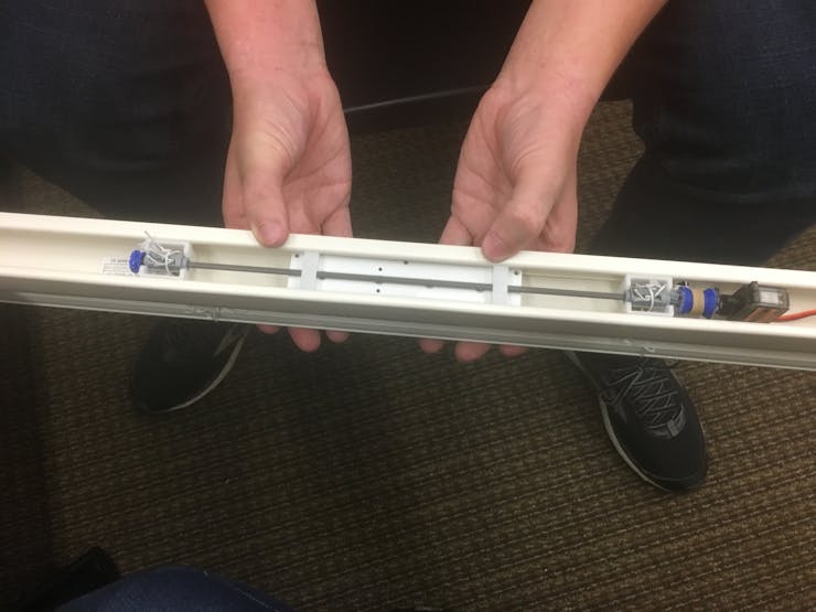 Rod With End Cap and Motor attached