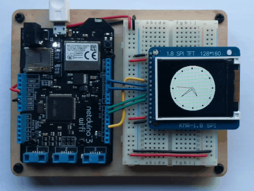 Working with DisplayGraphics on a SPI Display on a Netduino