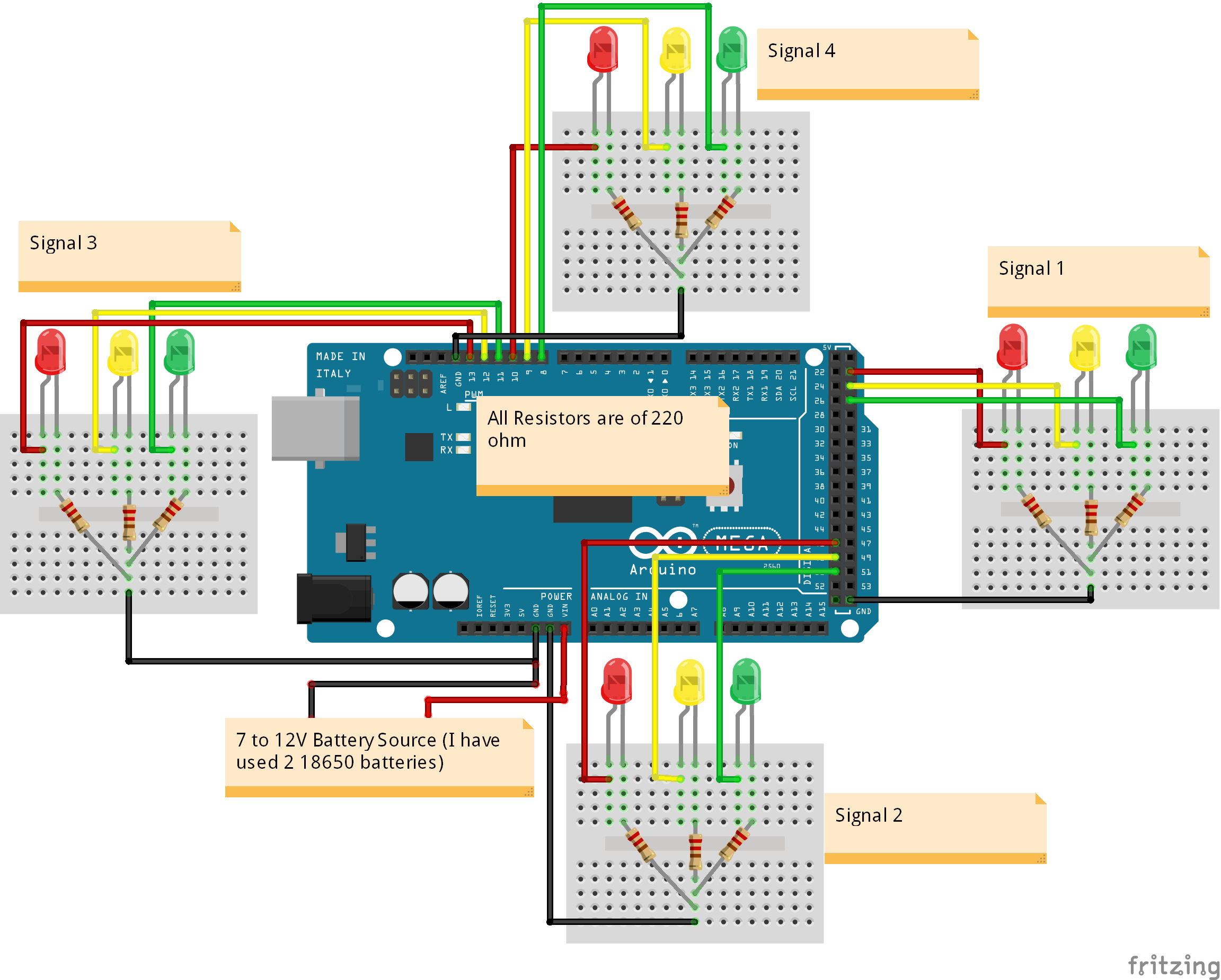 Arduino Traffic Light  Hacksterio