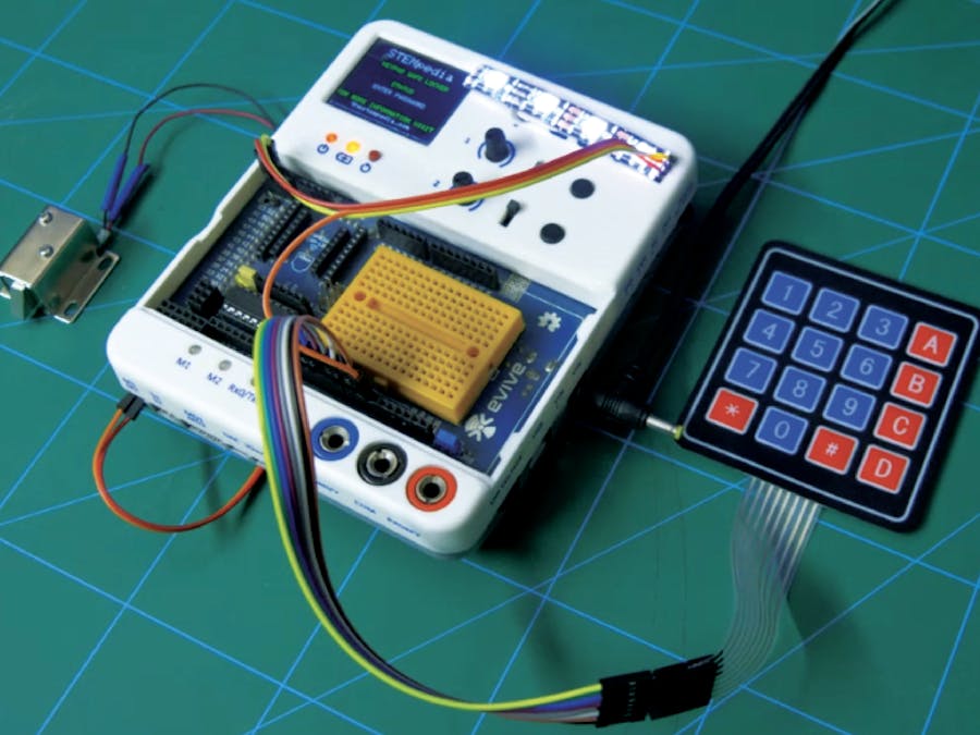 Password Protected Door Locking System