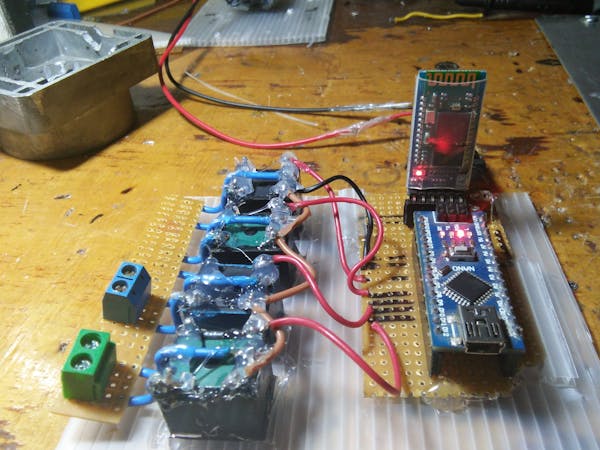 Simple Home  Automation  with Bluetooth and Relay Arduino  