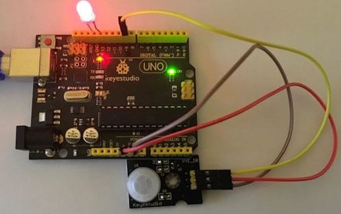 Arduino motion sensor example