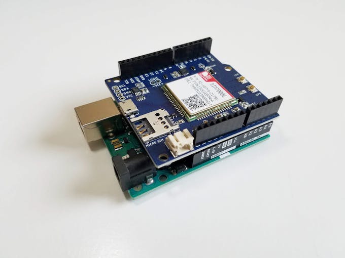 In this tutorial we'll be using the SIM7000 LTE shield with Arduino as a GPS tracker