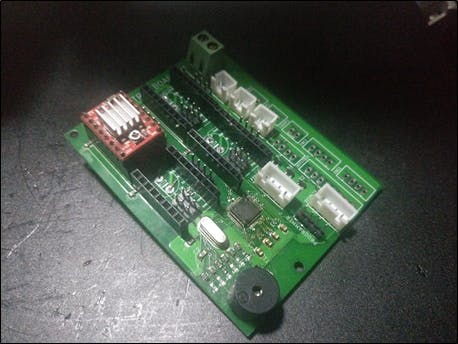 Figure 14 : Soldered PCB