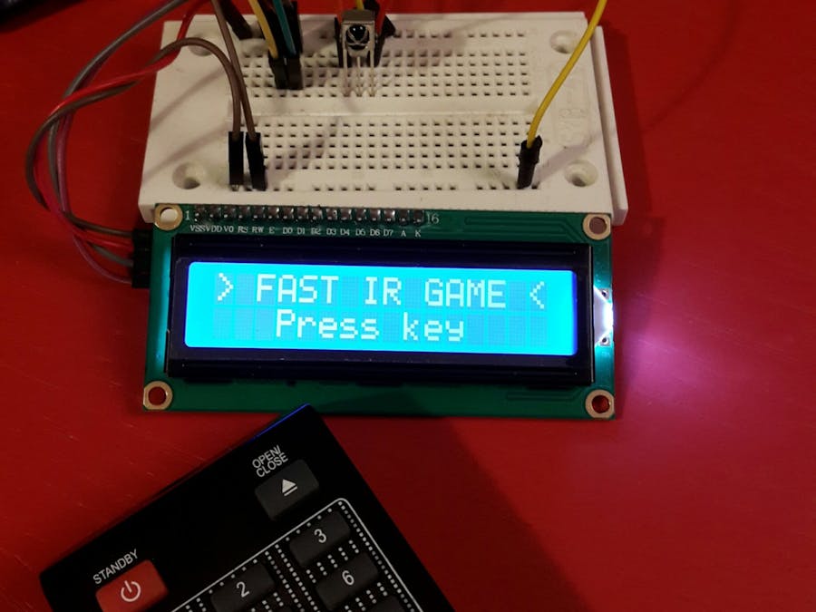 Fast IR Game with Any Remote Control