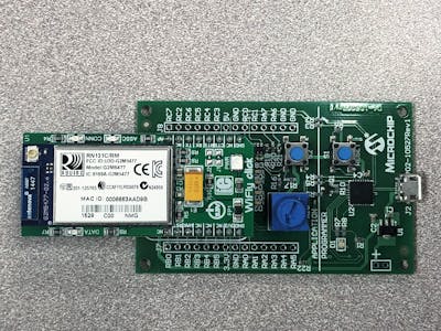 Basic IoT Node on MPLAB Xpress Board