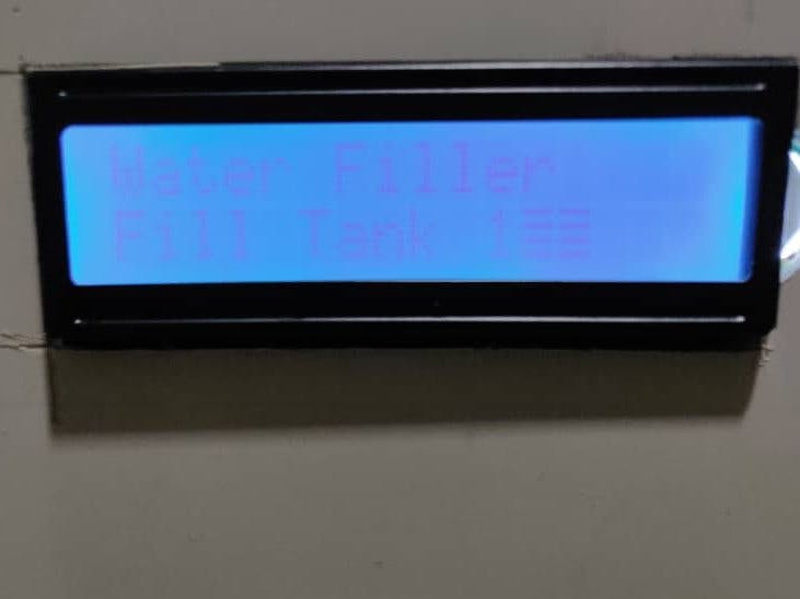 Automated water filling system