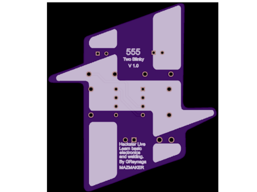 Hackster Logo Board Outline