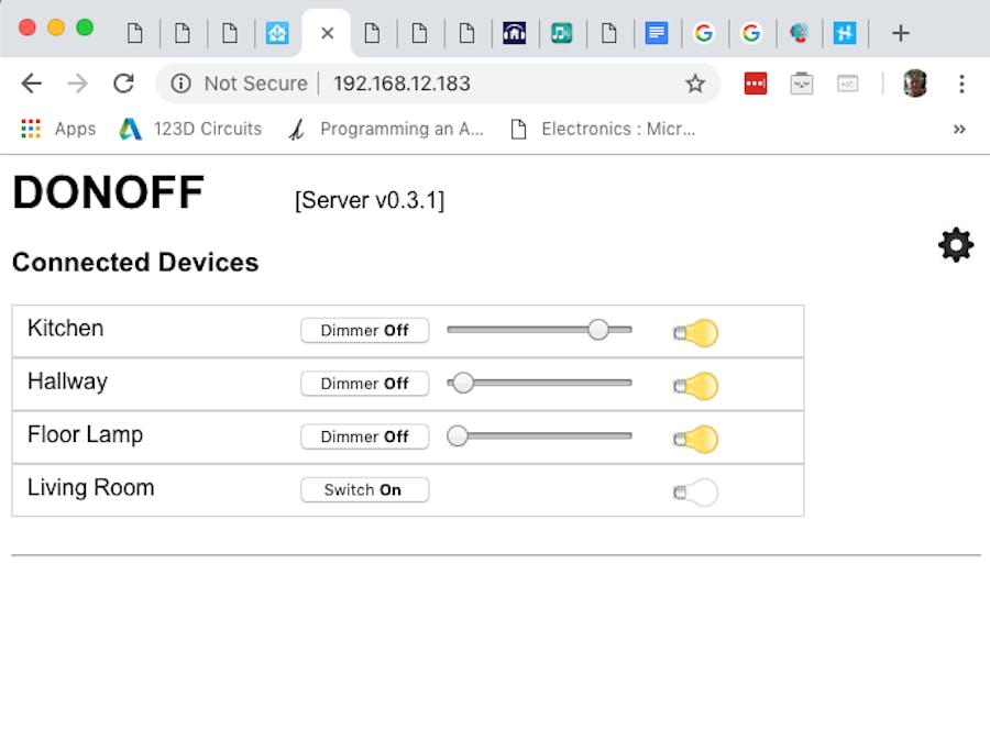 WiFi enabled Light Dimmer - DONOFF