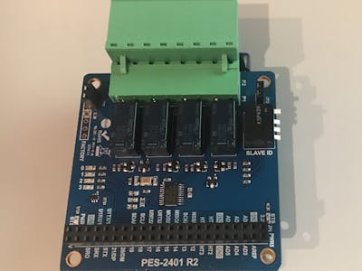 PHPoC: Relay-Board PES-2401 R2