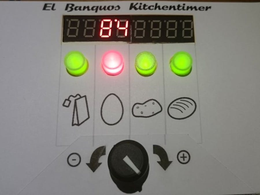 Rotary encoder based cooking timer
