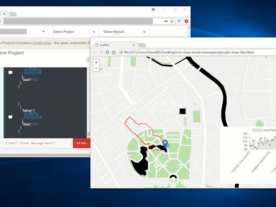 Transportation data visualization with Google Map