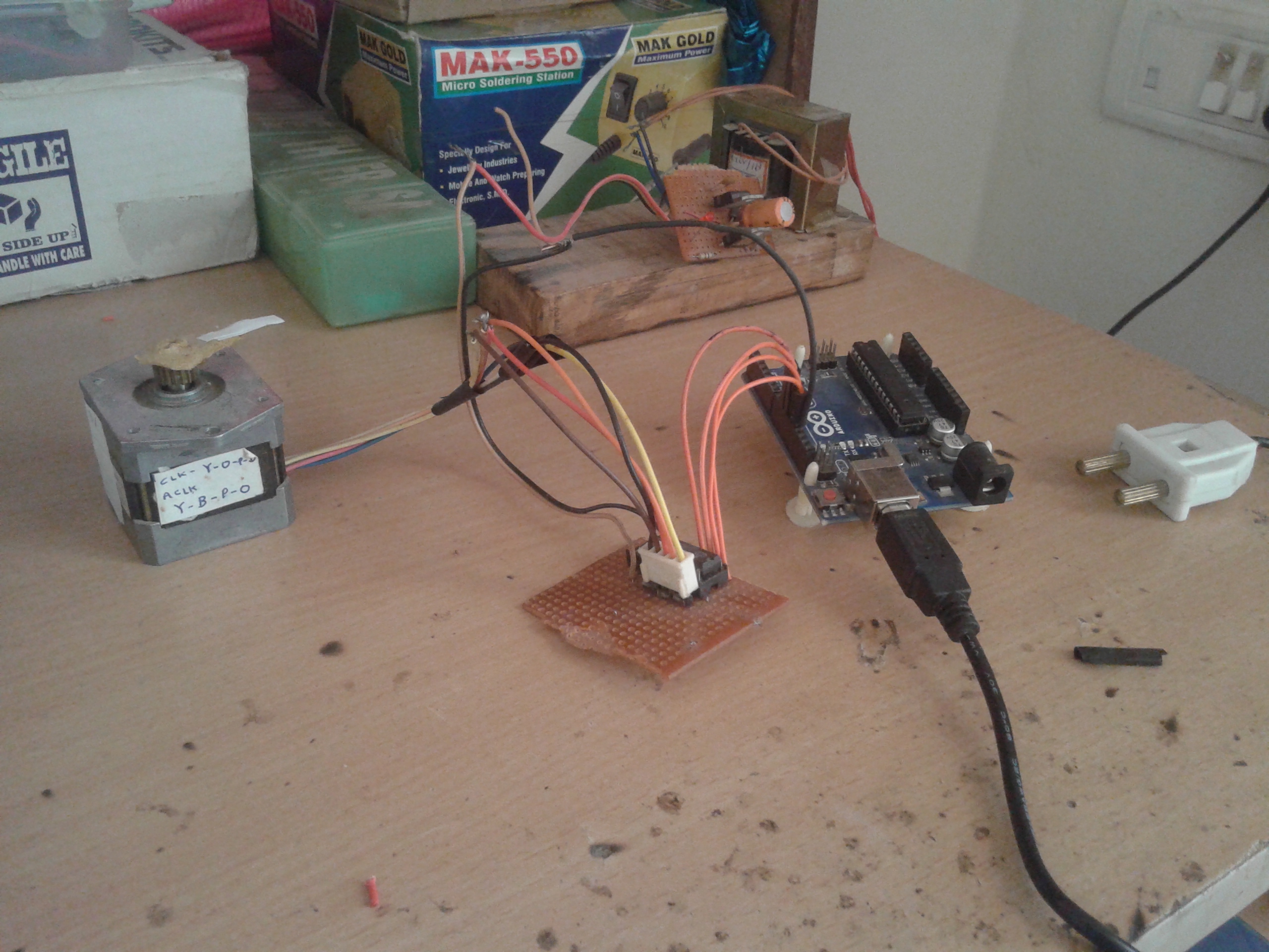 arduino stepper motor library