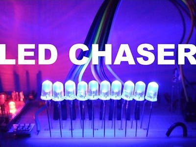 LED Chaser Using 4017