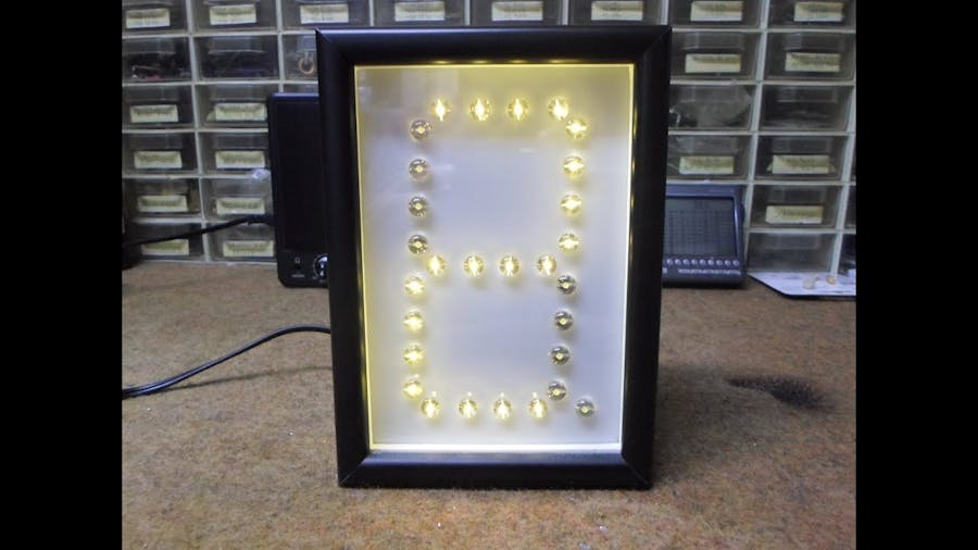 Arduino Nano "One Digit" Big LED Clock