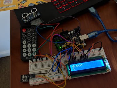 Using Remote to Show Speed/Distance on an LCD Display