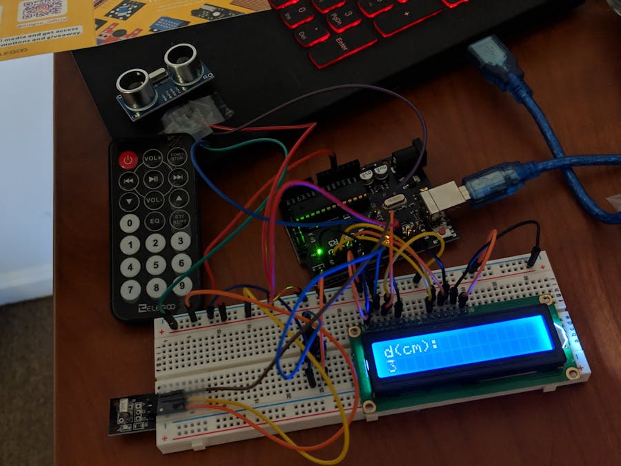 Using Remote to Show Speed/Distance on an LCD Display