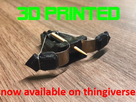 Mini 3D-Printable Crossbow