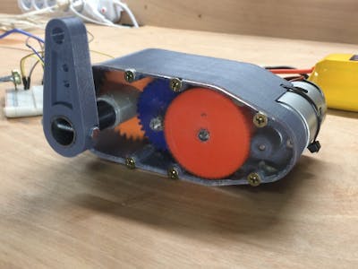 3D-Printable High Torque Servo/Gear Reduction
