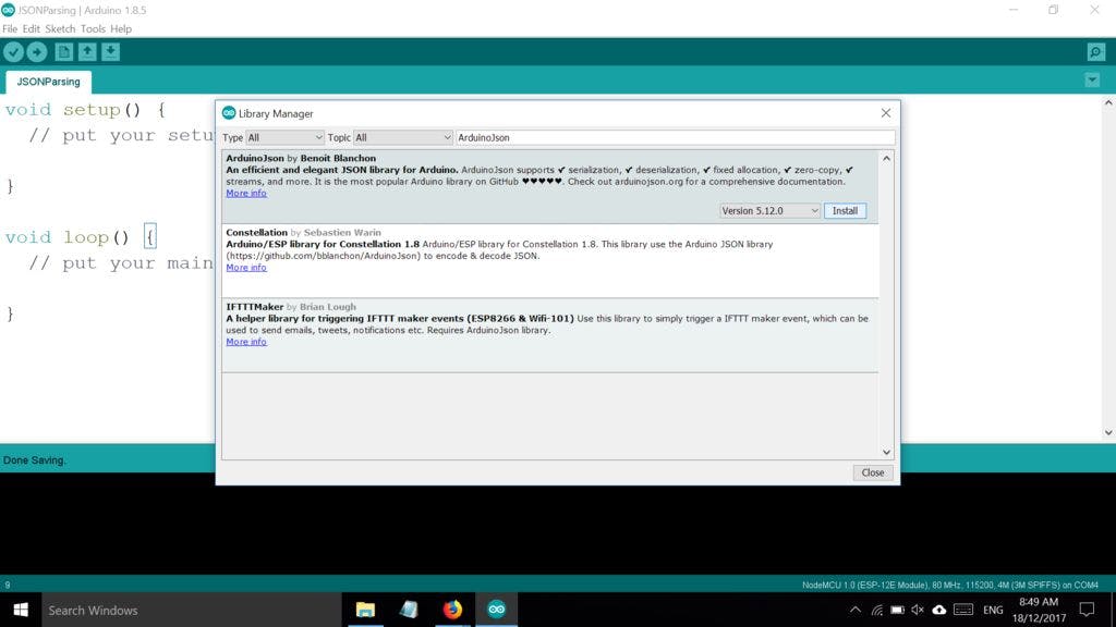 speak to arduino and control it with
