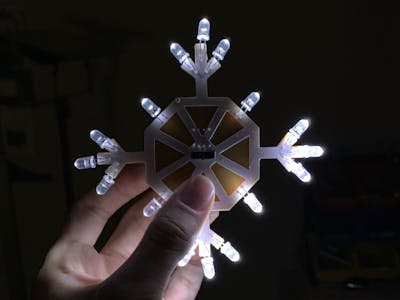 PCB Snowflake Ornament