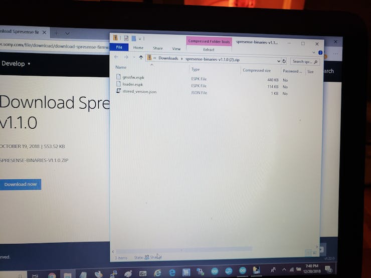 extract the firmware files