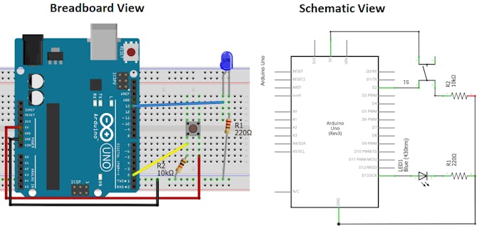 Arduino Button Tutorial Using Arduino DigitalRead Function - Arduino ...