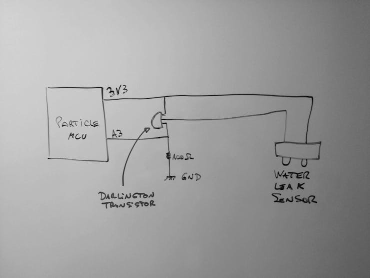 emitter of the transistors goes to A3