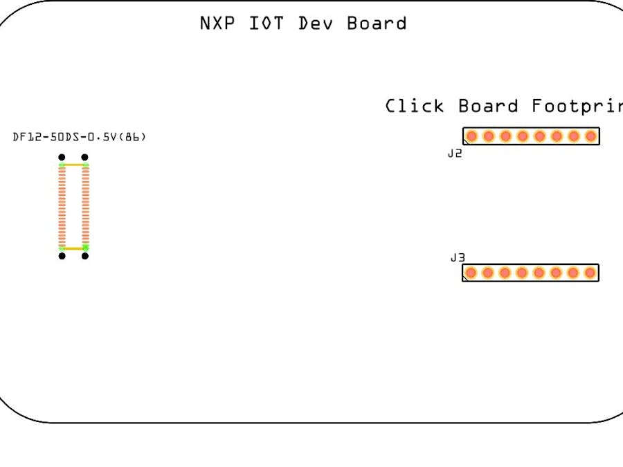 NXP Connector Footprint and Ard/ Click Footprint in Fritzing