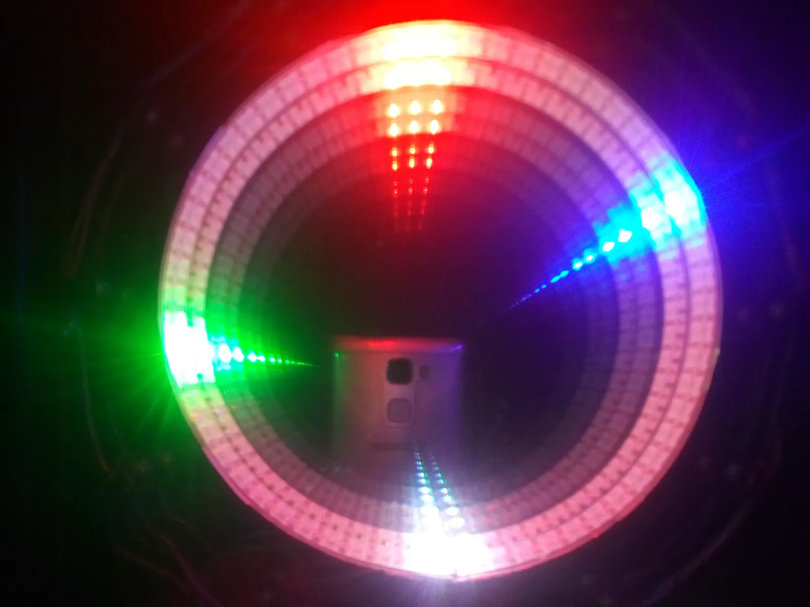 Arduino Infinity Mirror LED Clock - Hackster.io