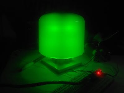 Simple 3D-Printed WS2812-Based RGB Lamp