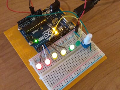 LED Indicator with Potentiometer! - Hackster.io