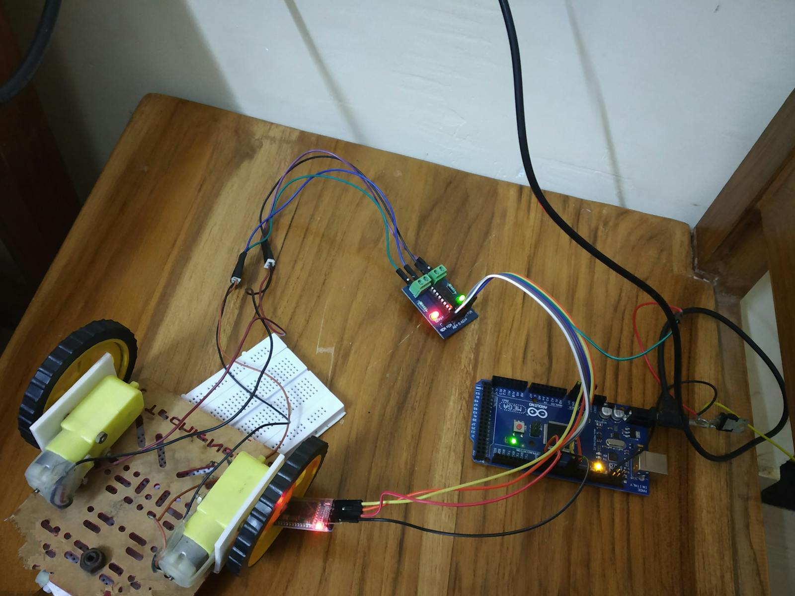 Bluetooth Controlled 2-Motor Car/Bot Using Arduino - Hackster.io