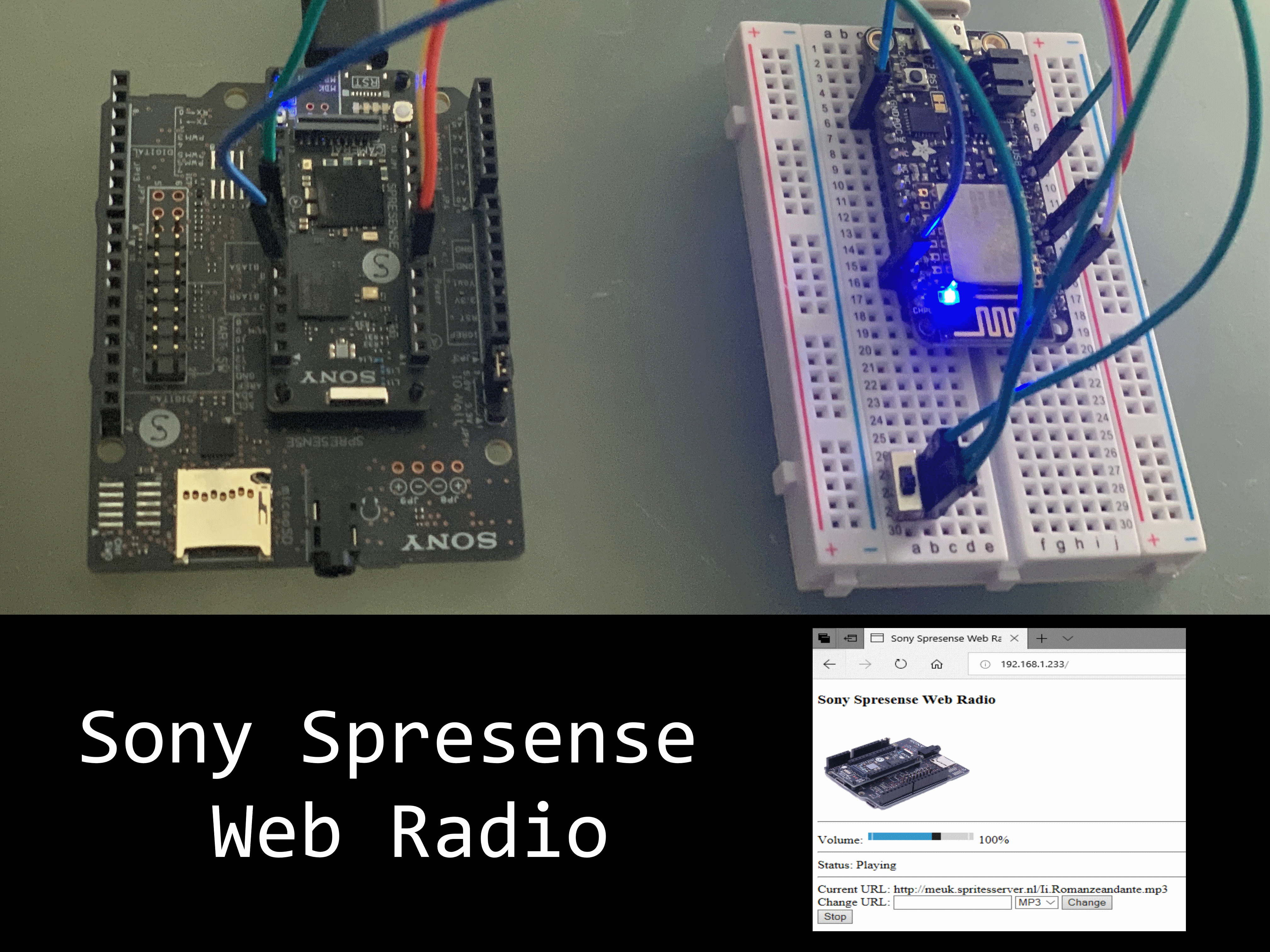 Talking Web Radio With ESP8266 And Sony Spresense - Hackster.io