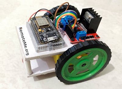 WiFi Controlled Robot Using ESP8266