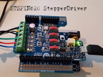 Arduino STSPIN820 Stepper Driver