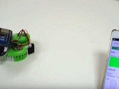 Vibrobot Made with obniz